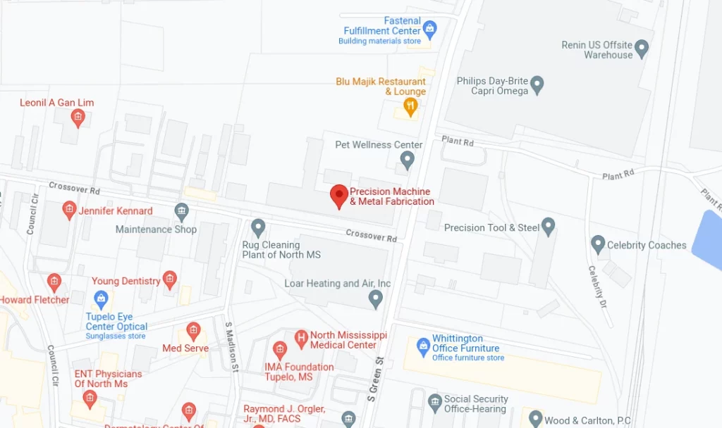 Precision Machine and Metal Fabrication - PMMF Map